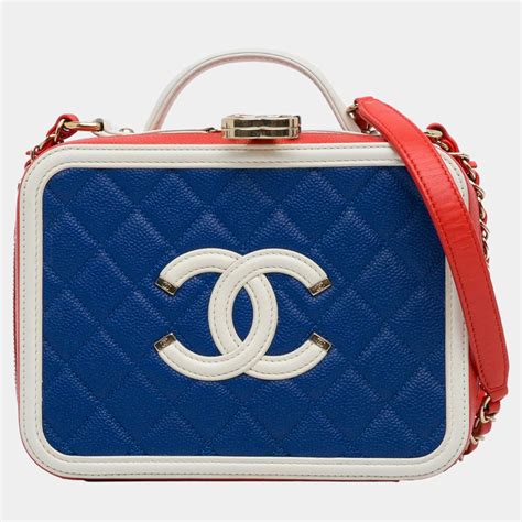 chanel caviar filigree|A Guide to Chanel Vanity Case Styles .